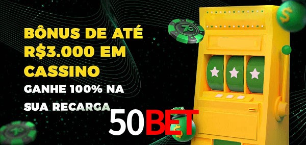 50Bet melhor bônus de depósito